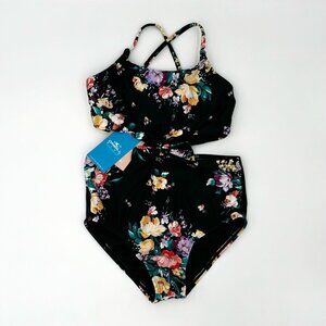 NWT O'Neill Girls Rosetta Knot One Piece Swimsuit